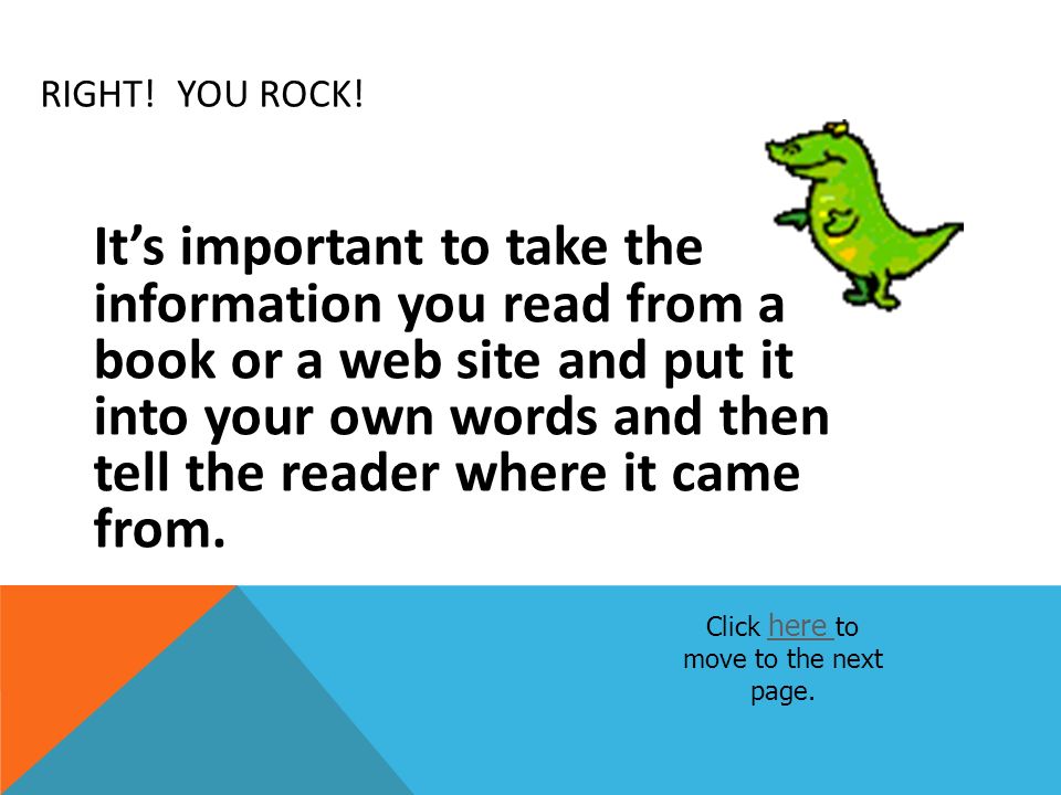 Click here to move to the next page.