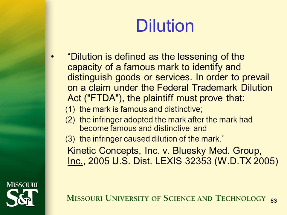 trademark dilution