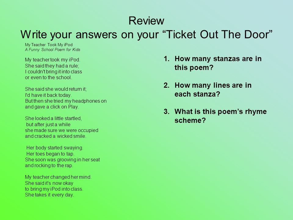 Poetry Content Standards - ppt download