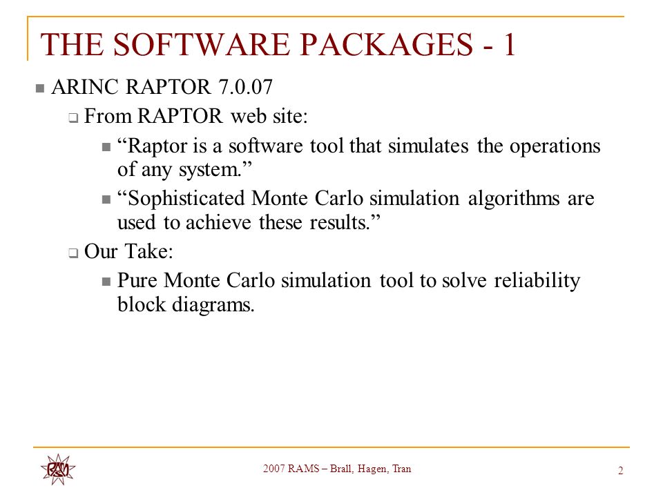 Raptor Reliability Simulation Software Software Free Download Raptor Reliability Simulation Software Software Free Download