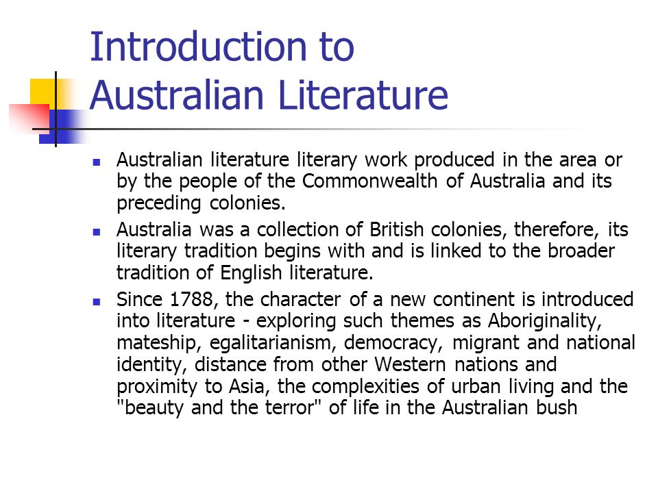 English/Anglophone Literature in the 20th century - ppt download