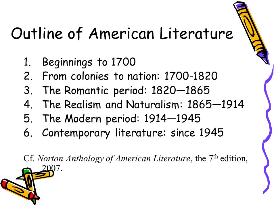 有名人芸能人】 An Outline of AMERICAN LITERATURE