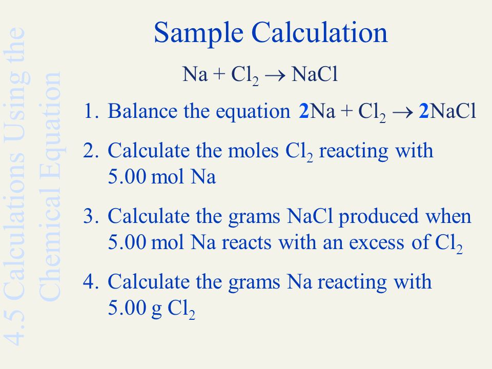 chemical equation balancer grams calculator