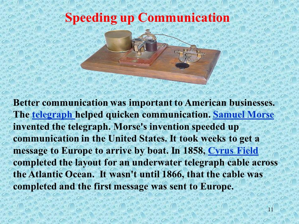 Speeding up Communication