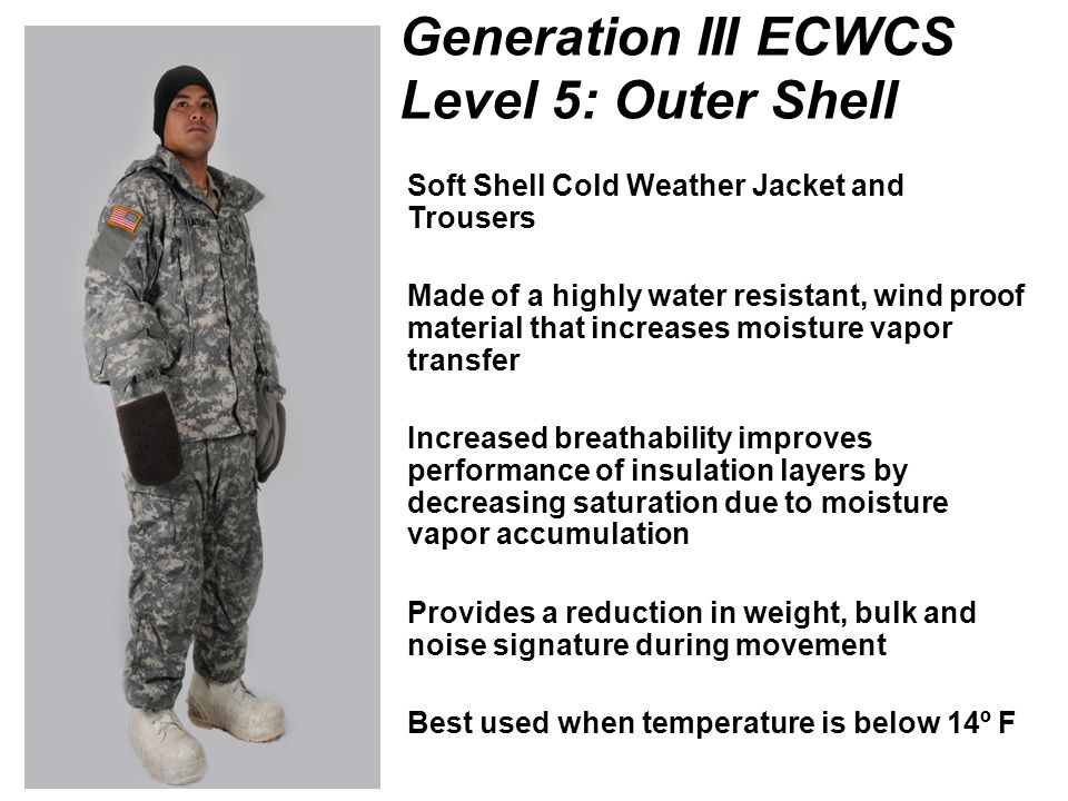 Army Cold Weather Chart
