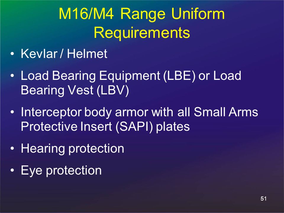 Weapons And Range Safety Ppt Download