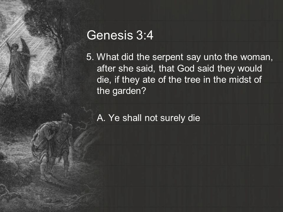 Genesis 3:4