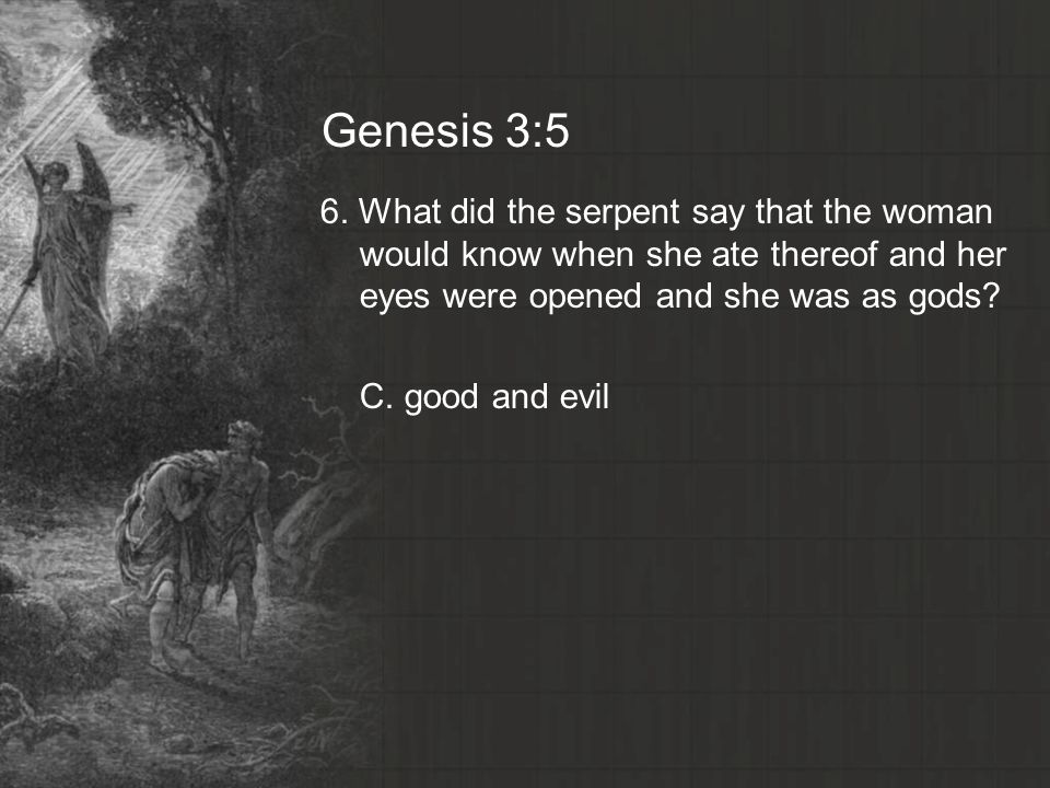 Genesis 3:5