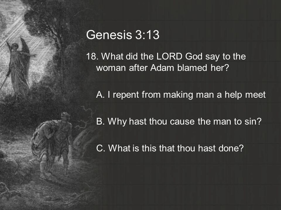 Genesis 3:13