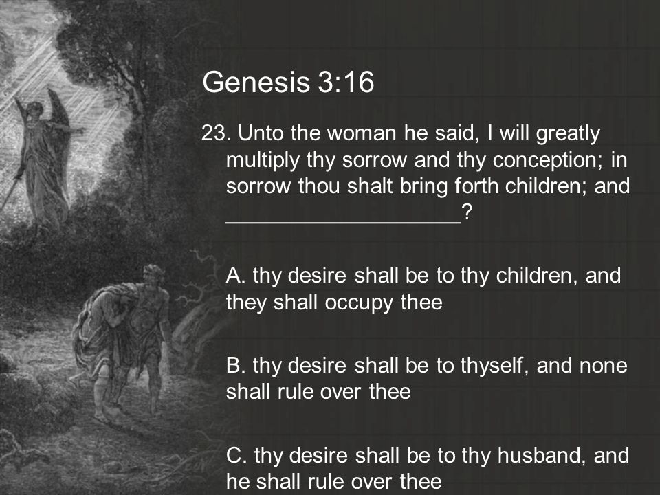 Genesis 3:16