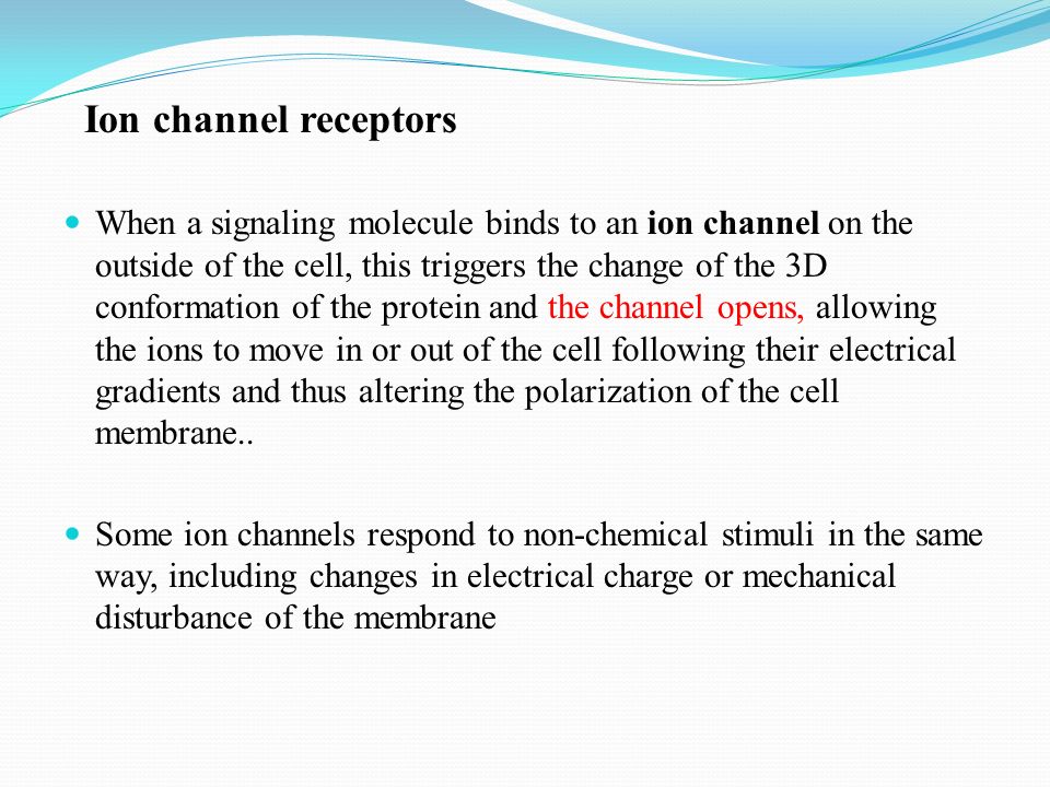 Ion channel receptors