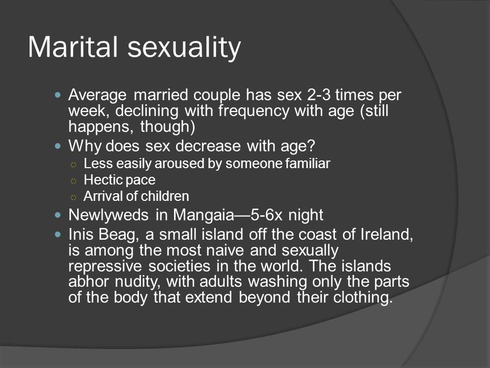 How Much Sex Are Britons Having
