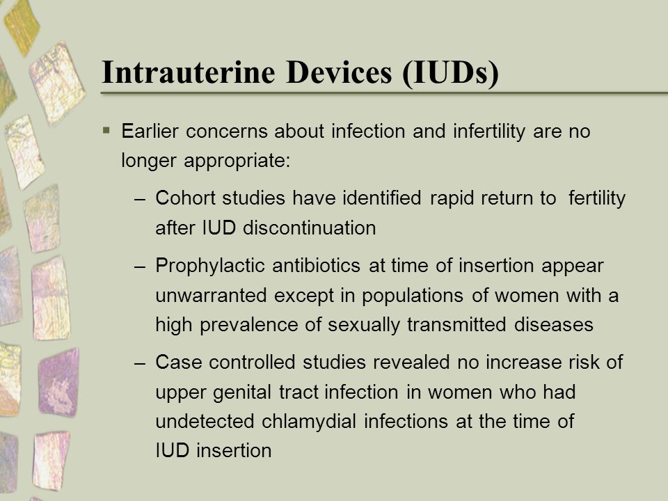 Intrauterine Devices (IUDs)