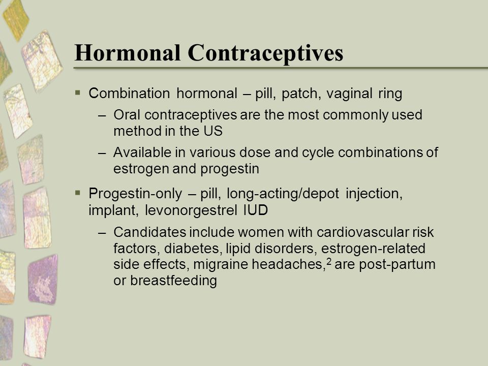 Hormonal Contraceptives