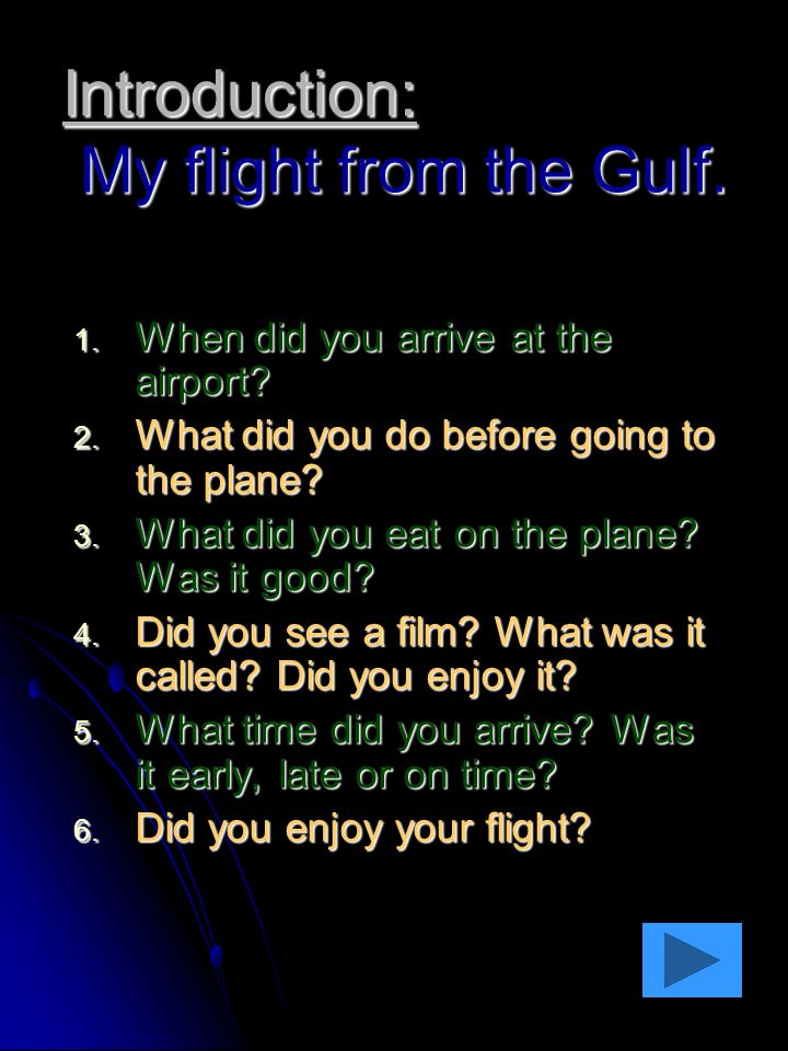 Introduction: My flight from the Gulf.