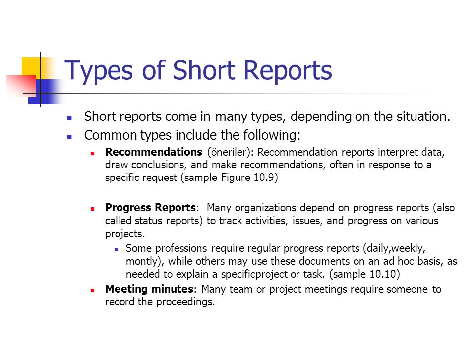 Short and Long Reports, Proposals and How to Read Paper - ppt video online  download