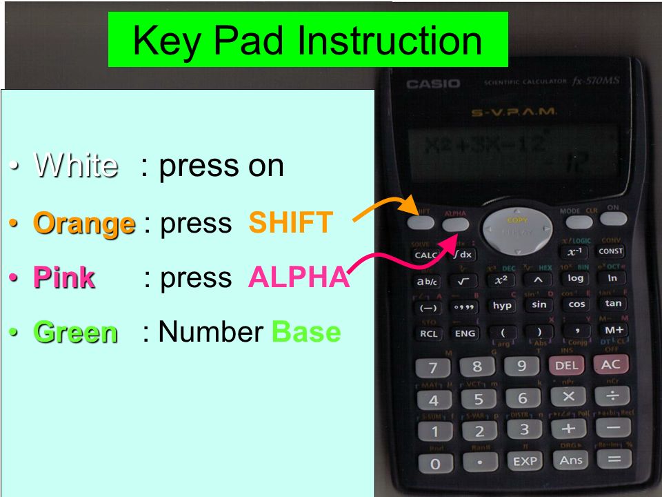 Using Scientific Calculator - ppt video online download