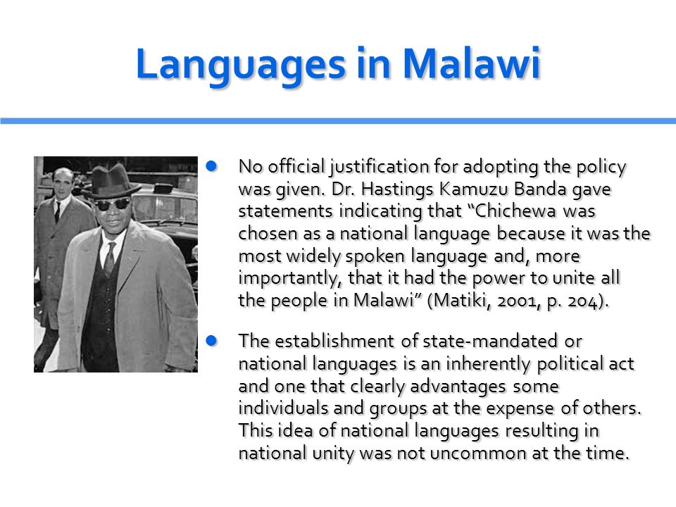 language spoken in malawi