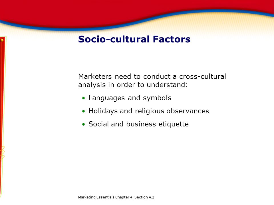 Socio-cultural Factors