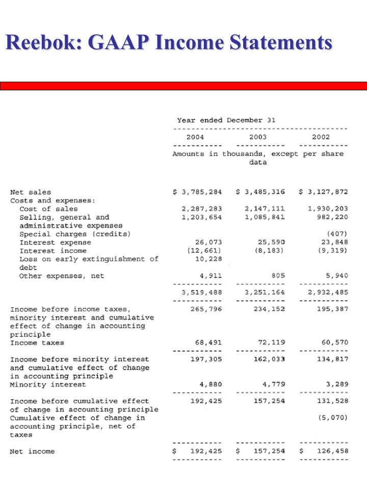 Balance Sheet and the Income Statement 