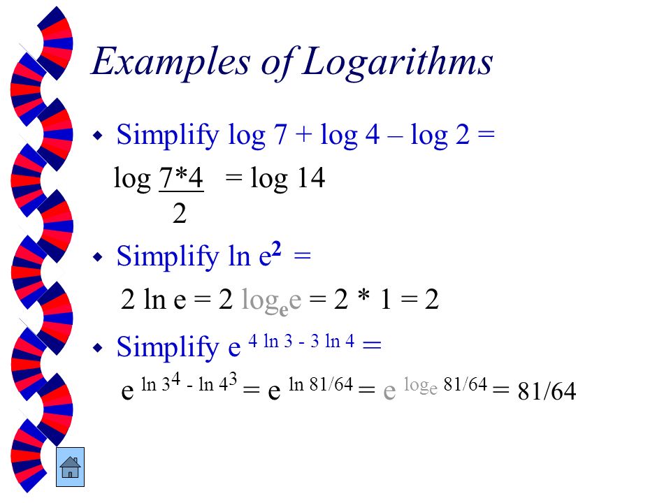 Examples of Logarithms