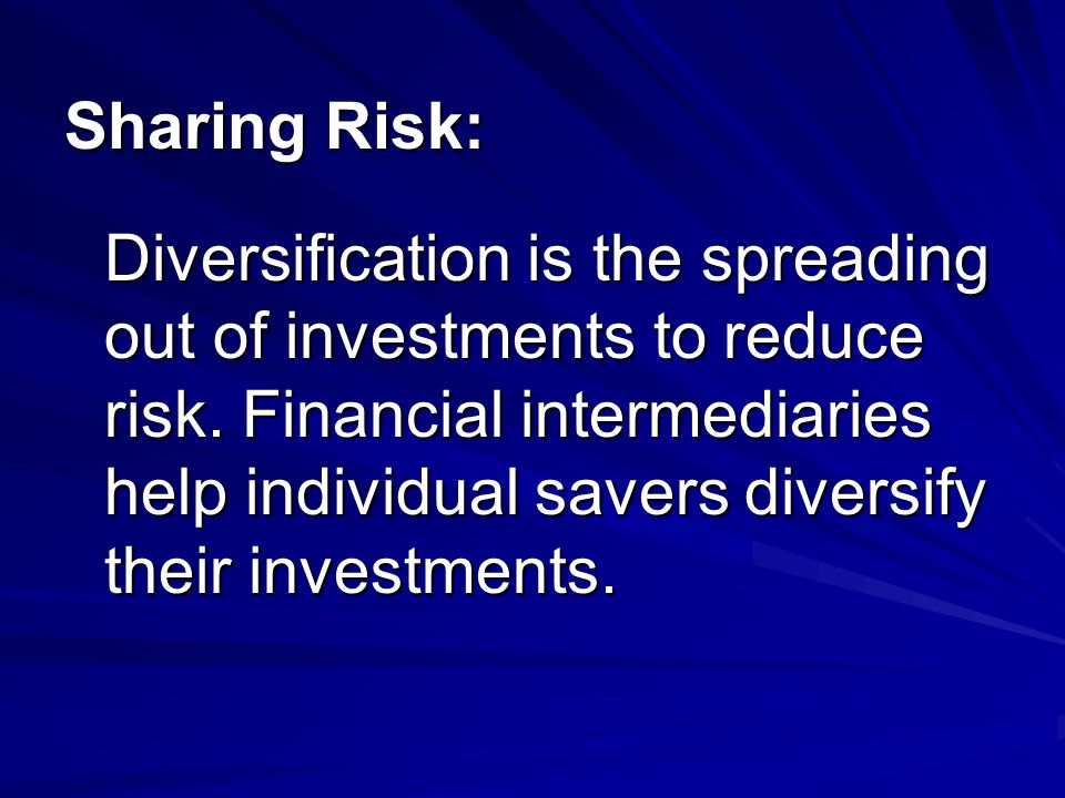 Sharing Risk: