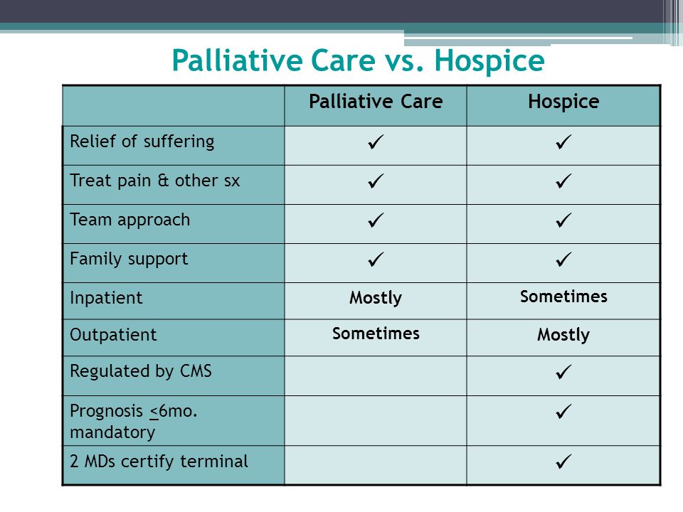 Palliative Medicine And Hospice When Comfort Is The Goal Ppt