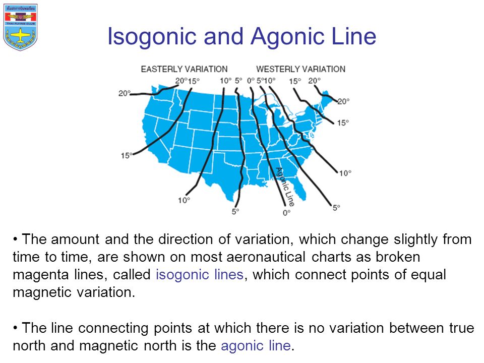 Magnetic Variation Sectional Chart