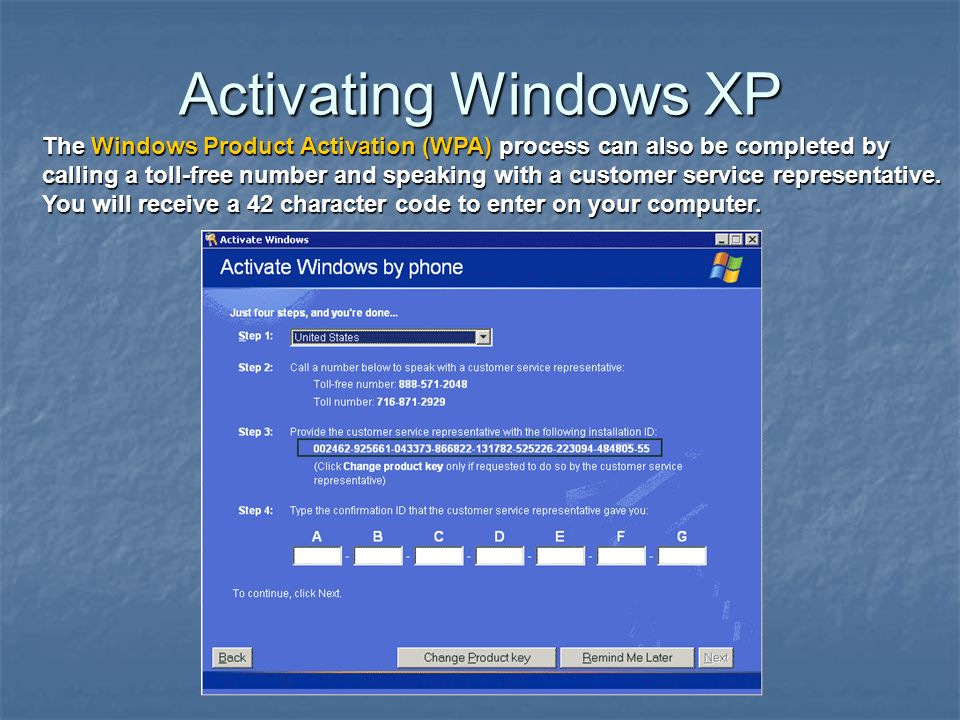 Bypass windows xp activation key Bypass windows xp activation key