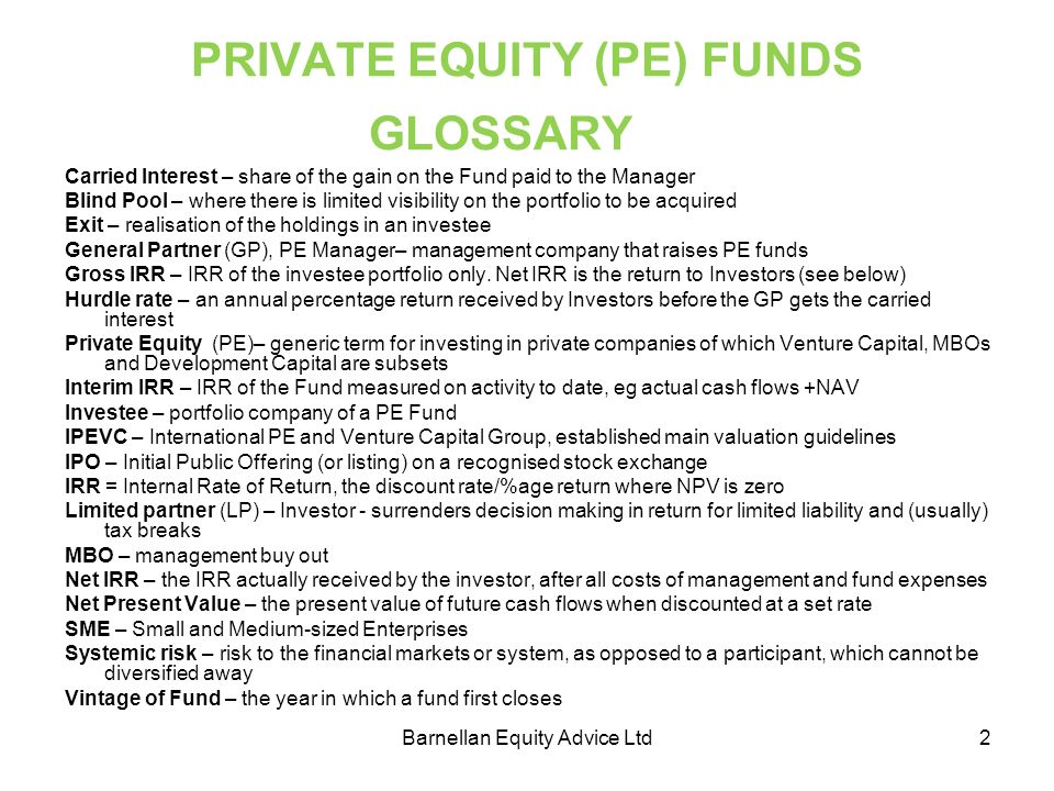 SOUTHERN PRIVATE EQUITY - ppt