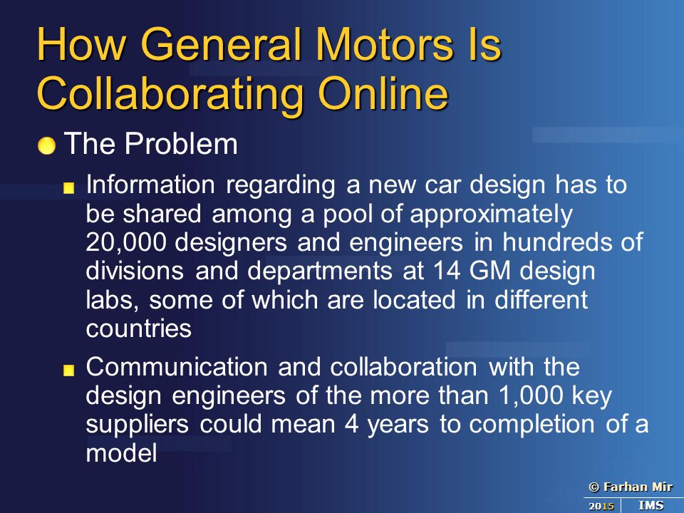How General Motors Is Collaborating Online