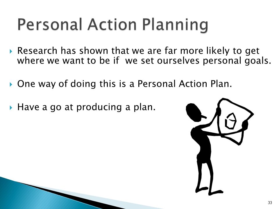Personal Action Planning
