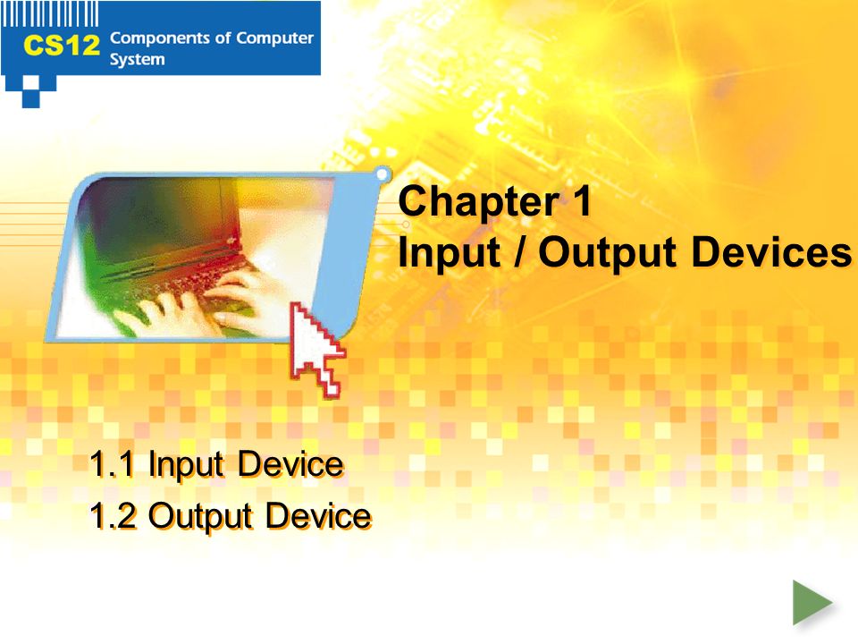 Chapter 1 Input / Output Devices