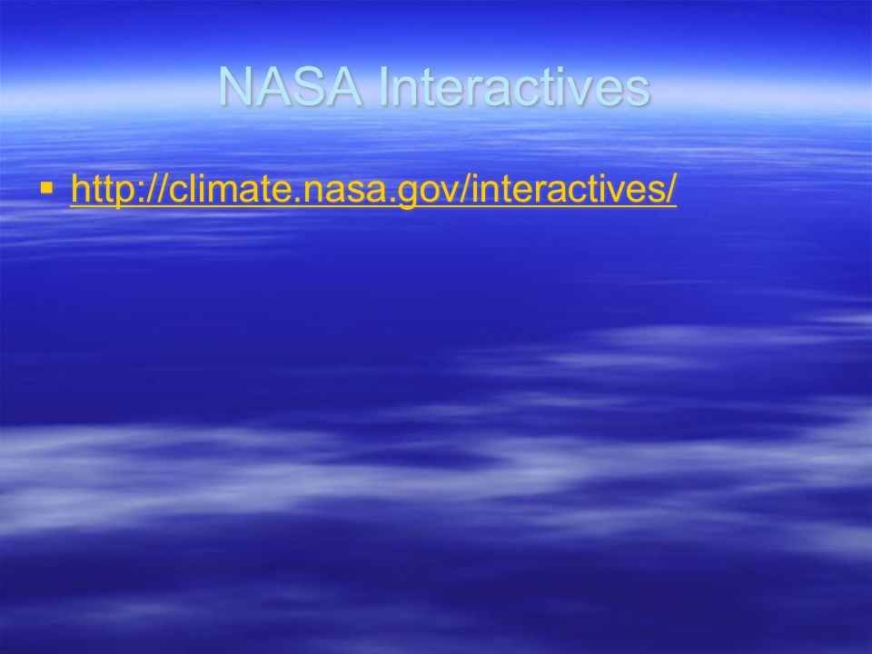 NASA Interactives