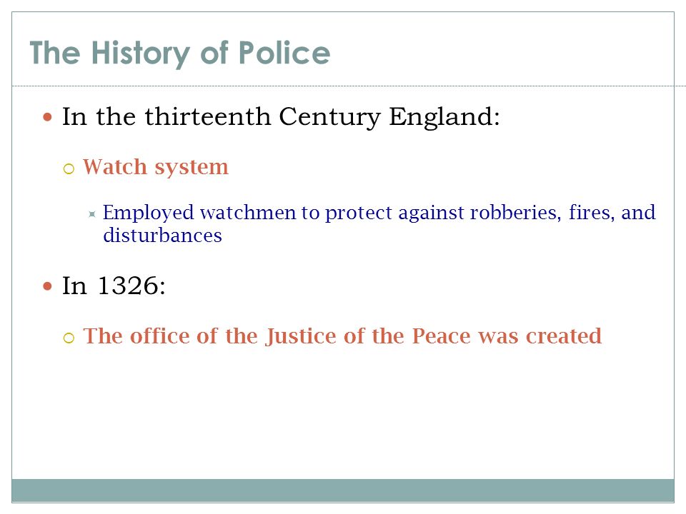 The History of Police In the thirteenth Century England: In 1326:
