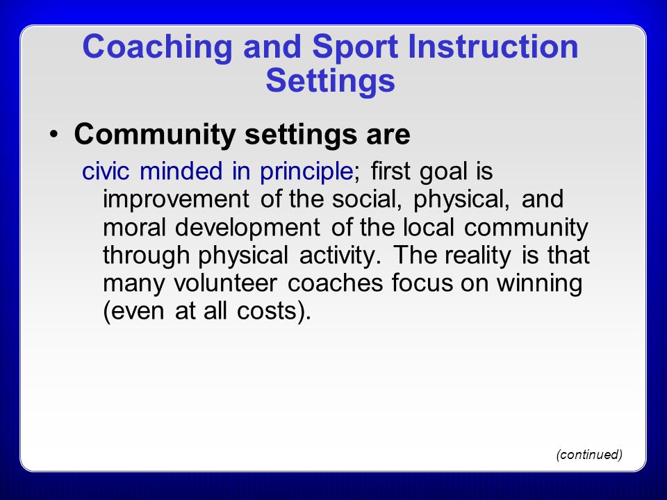 The Difference Between Sports Instruction and Sports Coaching