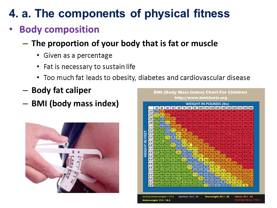 Personal Fitness Merit Badge Bmi Chart