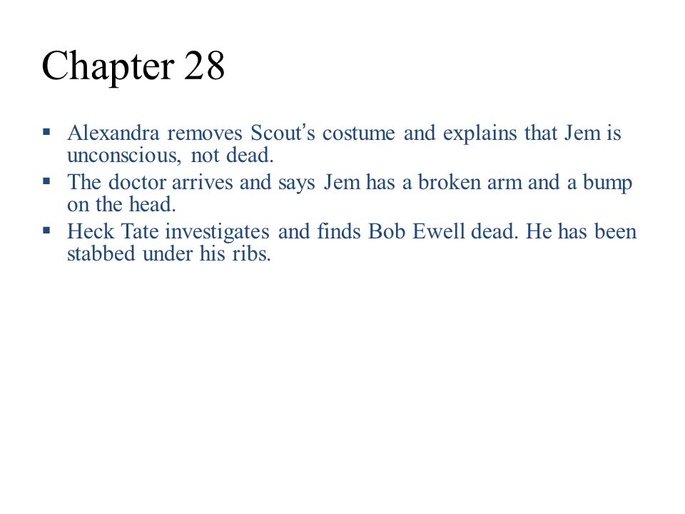 To Kill A Mockingbird Summary - Chapter 21-28, PDF, To Kill A Mockingbird