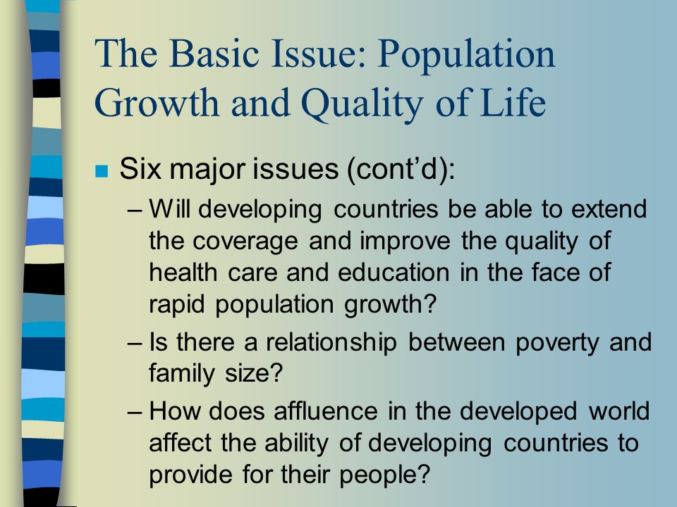 reasons for rapid population growth