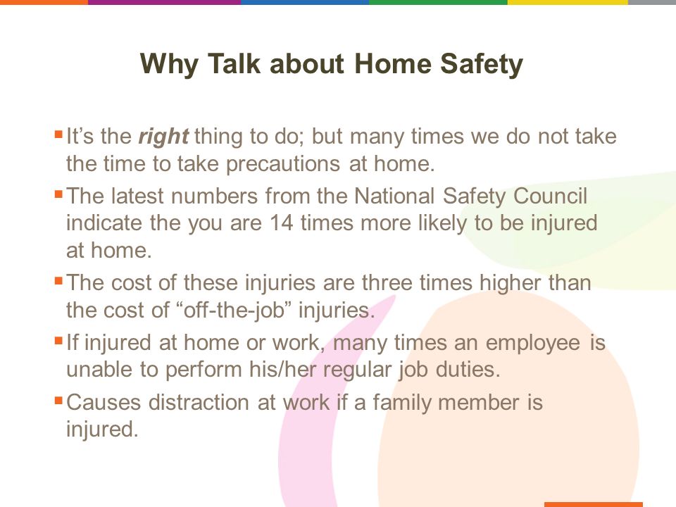 HOME/OFF THE JOB SAFETY - ppt video online download