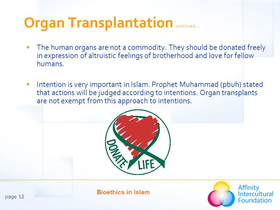 Organ Transplantation continued…