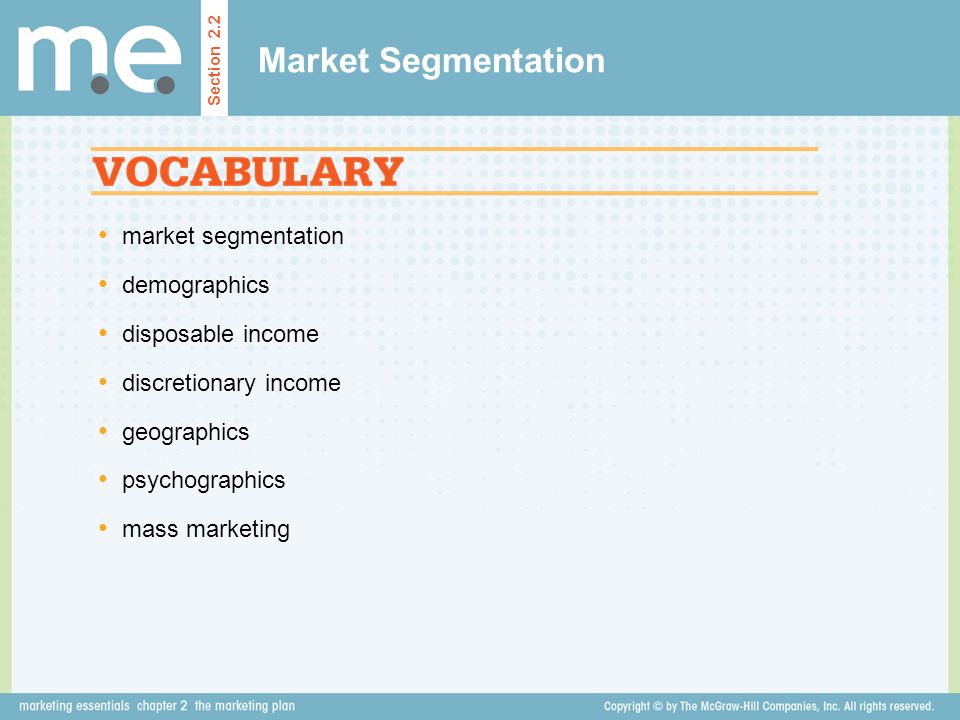 Market Segmentation market segmentation demographics disposable income