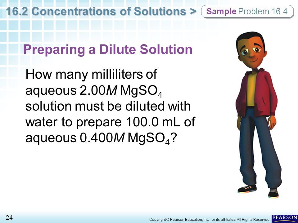 Preparing a Dilute Solution