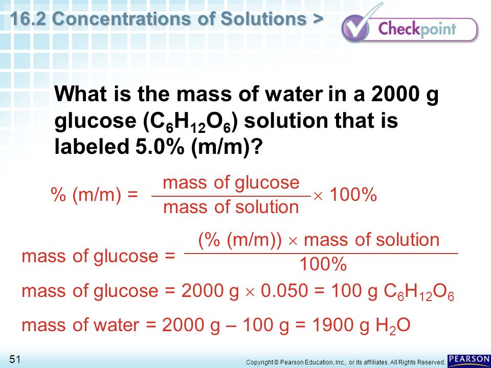 (% (m/m))  mass of solution