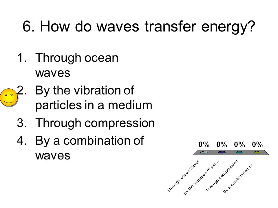 6. How do waves transfer energy