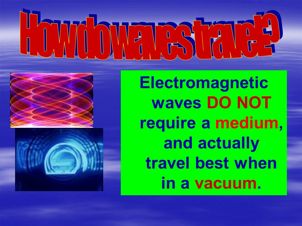 How do waves travel.