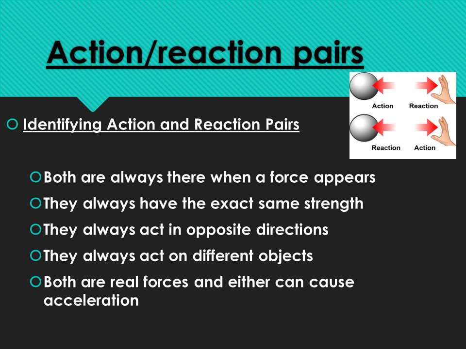 Solved Activity 1: Identifying Action and Reaction Pairs 1