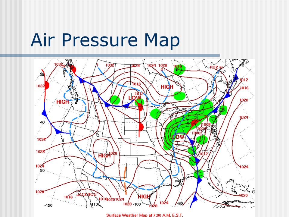 Air Pressure Map