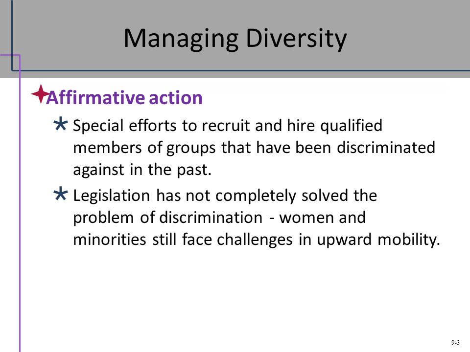 full spectrum diversity vs affirmative action