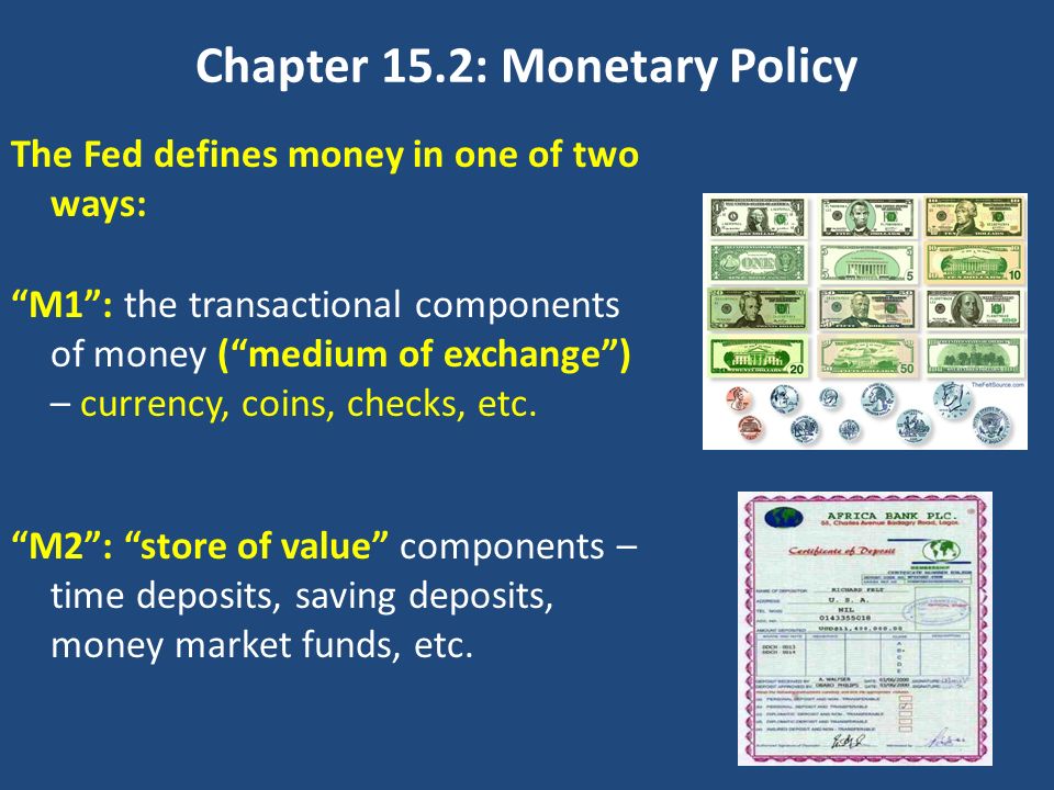 Chapter 15.2: Monetary Policy